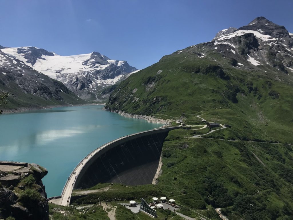 Staumauer Kaprun - am Mooserboden Stausee