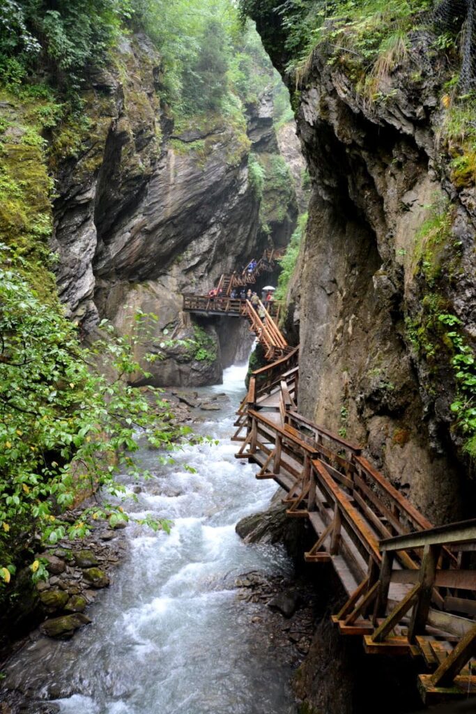 Eine der meistbesuchten Kaprun Sehenswürdigkeiten - die Sigmund Thun Klamm