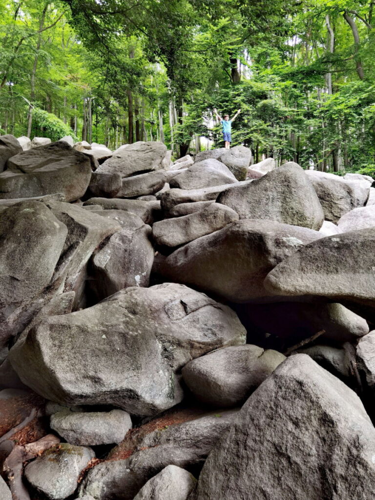 schöne Landschaften in Rheinland Pfalz: Das Felsenmeer Lautertal im Odenwald