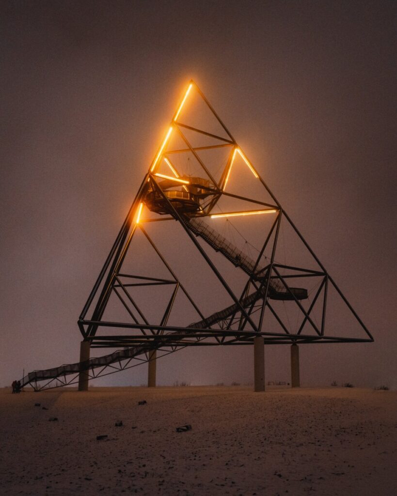 schöne Landschaften wo man sie nicht erwarten würde: Das Tetraeder im Ruhrgebiet