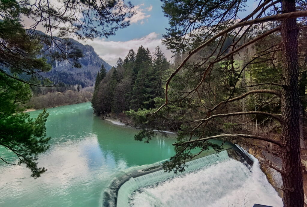 Stausee beim Lechfall - kurz vor dem Forggensee